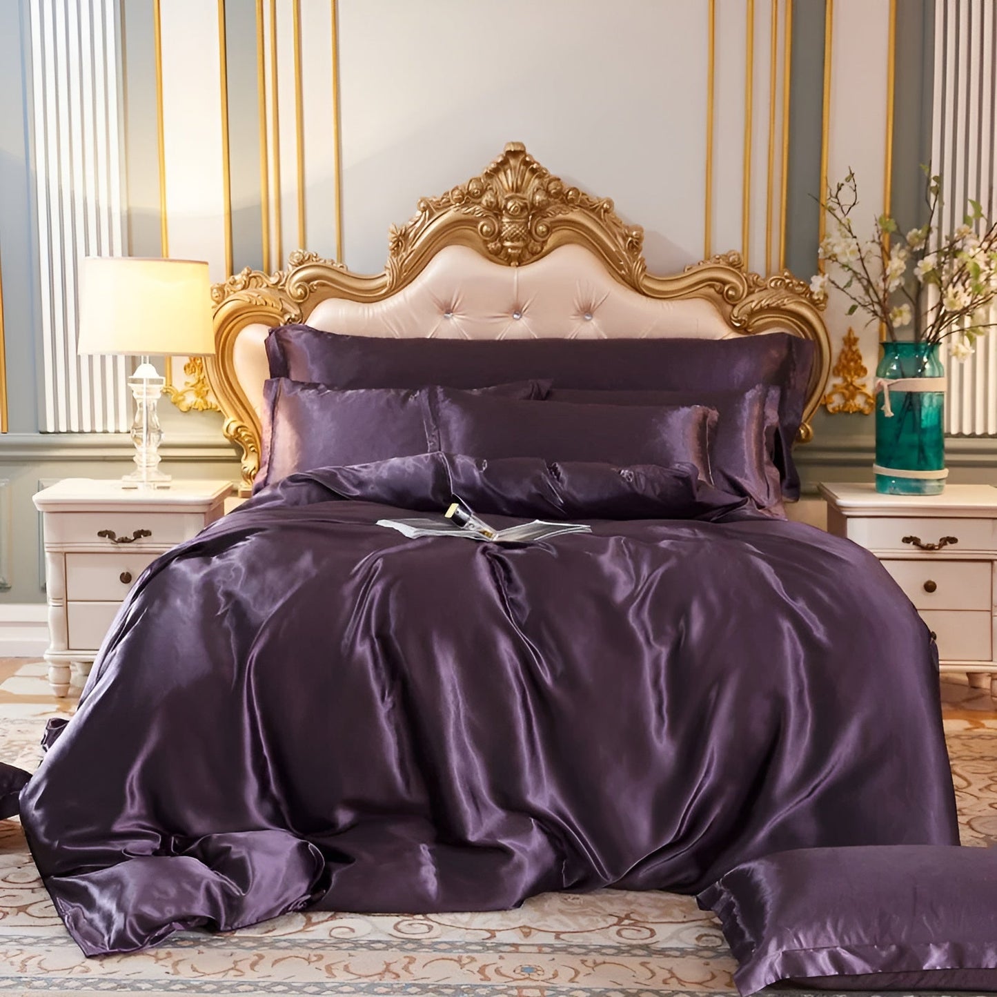 Frendorf | Luxe Silk Bettdecke- Luxuriöser Maulbeerseiden-Bettbezugssatz