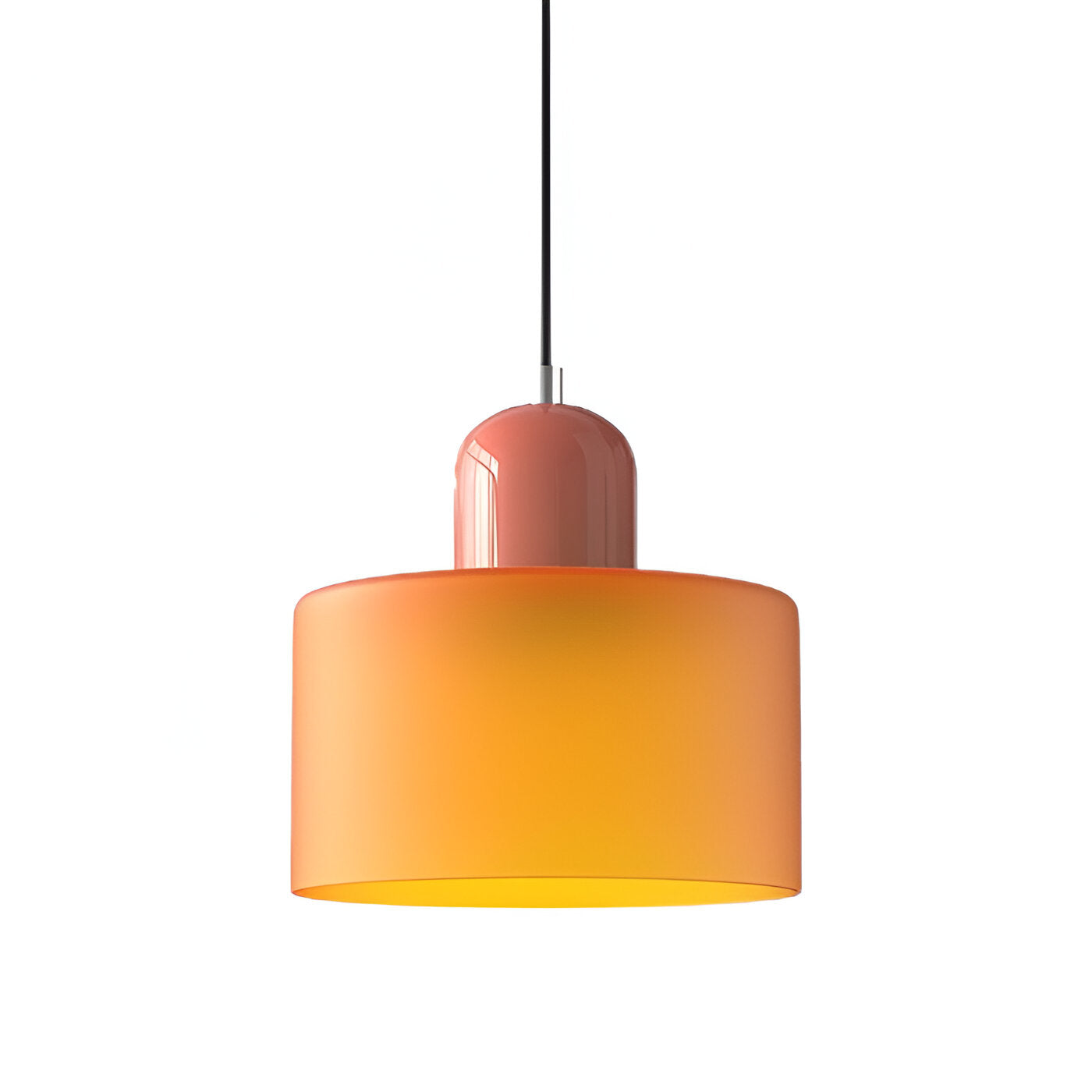 Frendorf | RadiantCyl Pendelleuchte -  Bunte Mini Zylindrische Glas Hängelampe