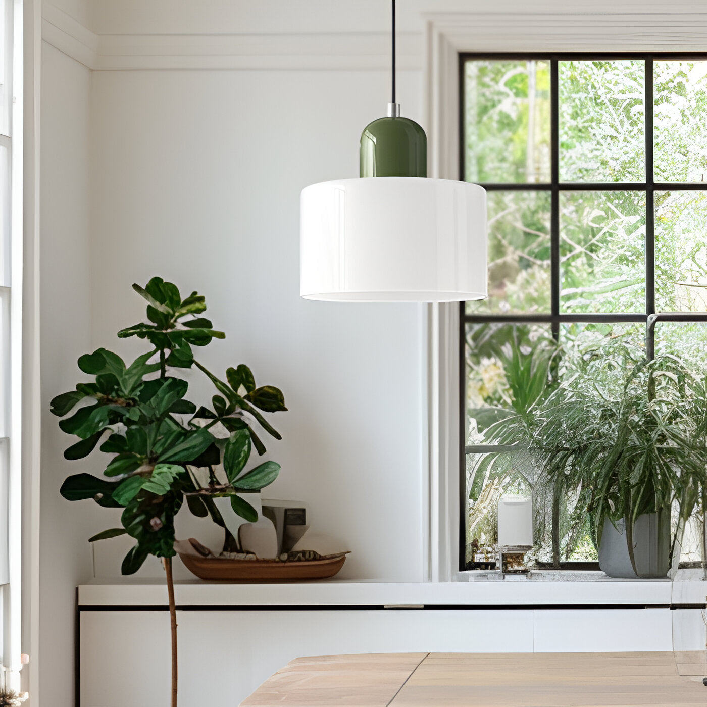 Frendorf | RadiantCyl Pendelleuchte -  Bunte Mini Zylindrische Glas Hängelampe