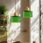 Frendorf | RadiantCyl Pendelleuchte -  Bunte Mini Zylindrische Glas Hängelampe
