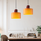 Frendorf | RadiantCyl Pendelleuchte -  Bunte Mini Zylindrische Glas Hängelampe