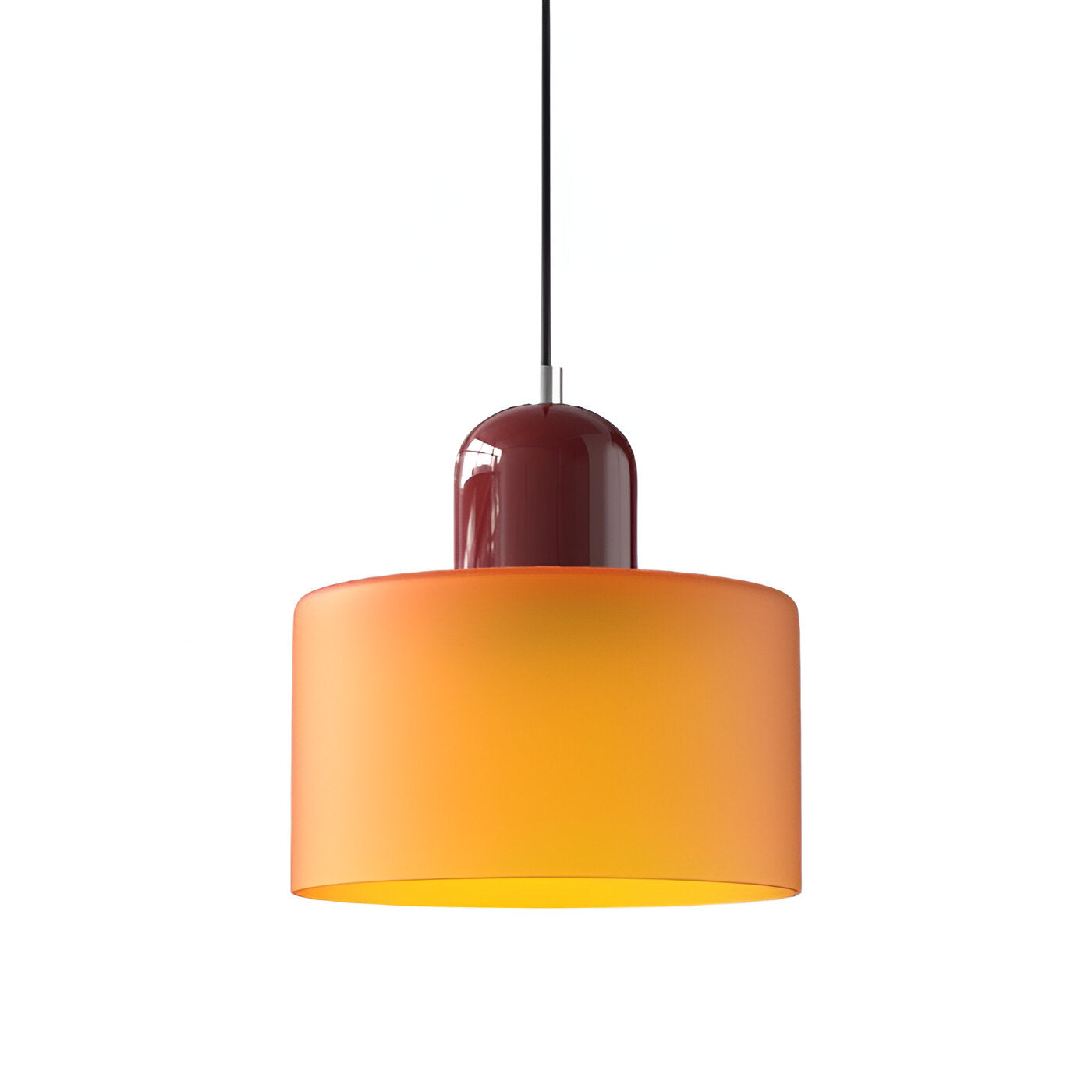 Frendorf | RadiantCyl Pendelleuchte -  Bunte Mini Zylindrische Glas Hängelampe