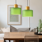 Frendorf | RadiantCyl Pendelleuchte -  Bunte Mini Zylindrische Glas Hängelampe
