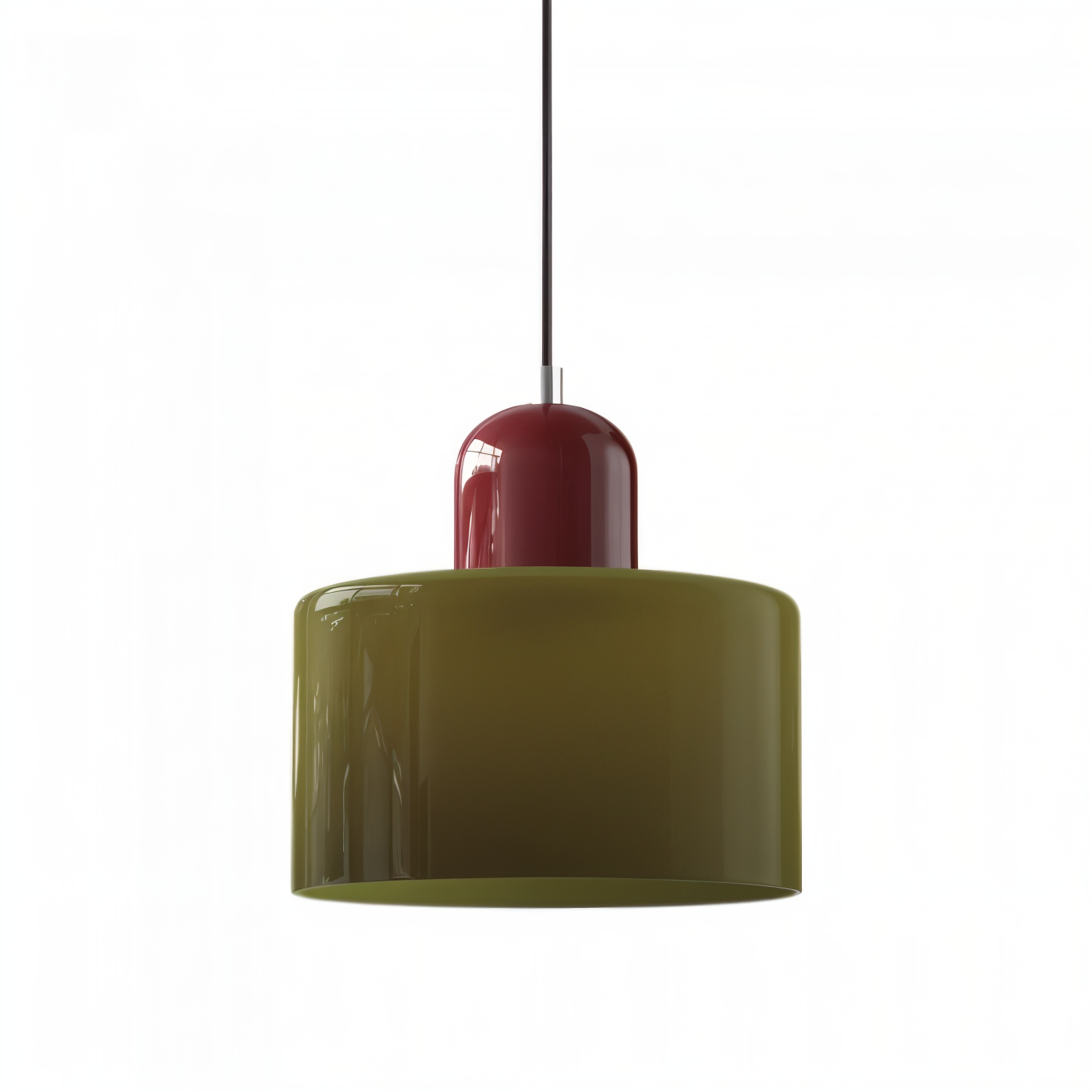 Frendorf | RadiantCyl Pendelleuchte -  Bunte Mini Zylindrische Glas Hängelampe