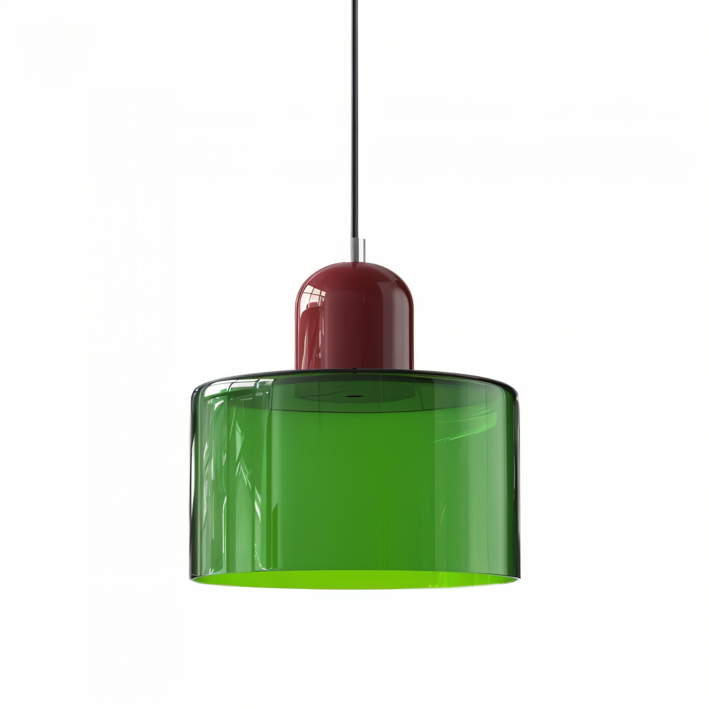 Frendorf | RadiantCyl Pendelleuchte -  Bunte Mini Zylindrische Glas Hängelampe