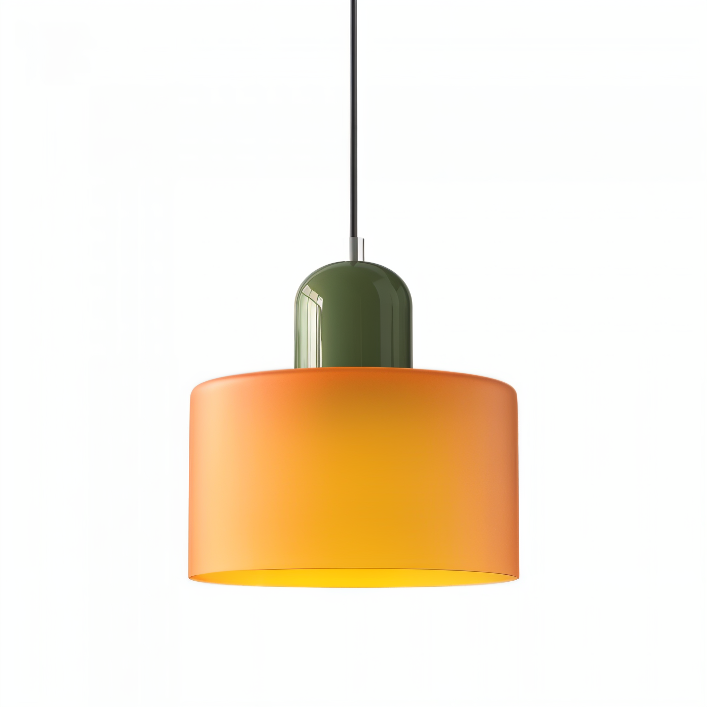 Frendorf | RadiantCyl Pendelleuchte -  Bunte Mini Zylindrische Glas Hängelampe