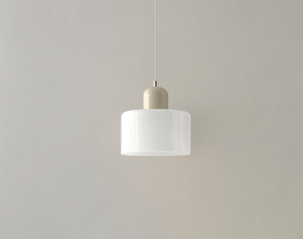 Frendorf | RadiantCyl Pendelleuchte -  Bunte Mini Zylindrische Glas Hängelampe