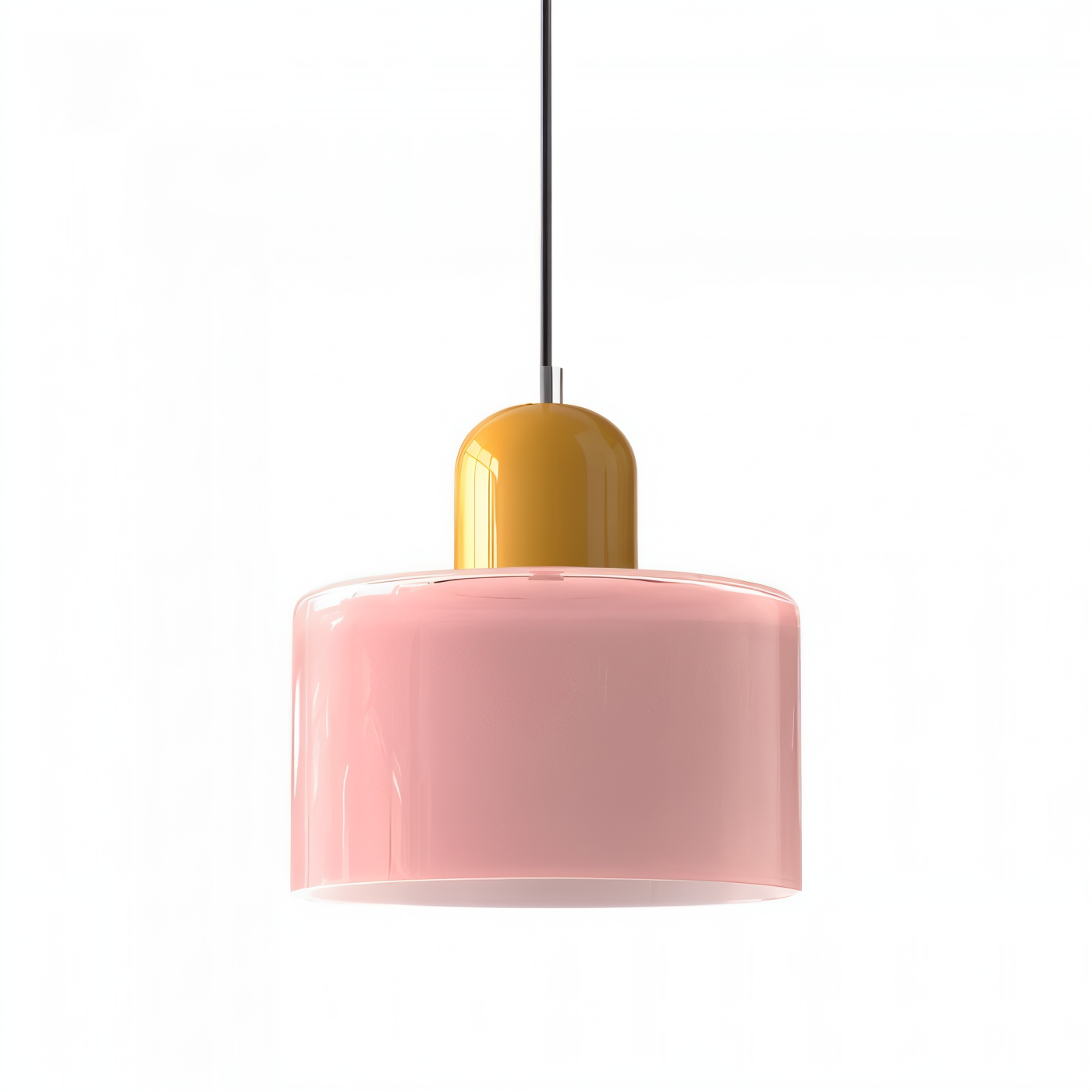 Frendorf | RadiantCyl Pendelleuchte -  Bunte Mini Zylindrische Glas Hängelampe