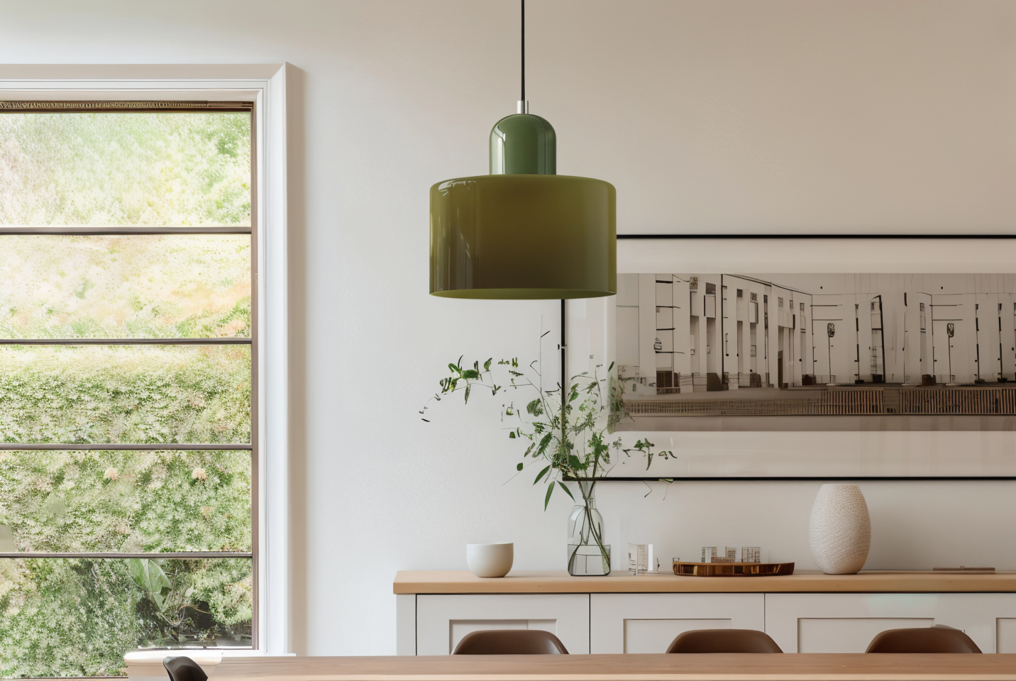 Frendorf | RadiantCyl Pendelleuchte -  Bunte Mini Zylindrische Glas Hängelampe