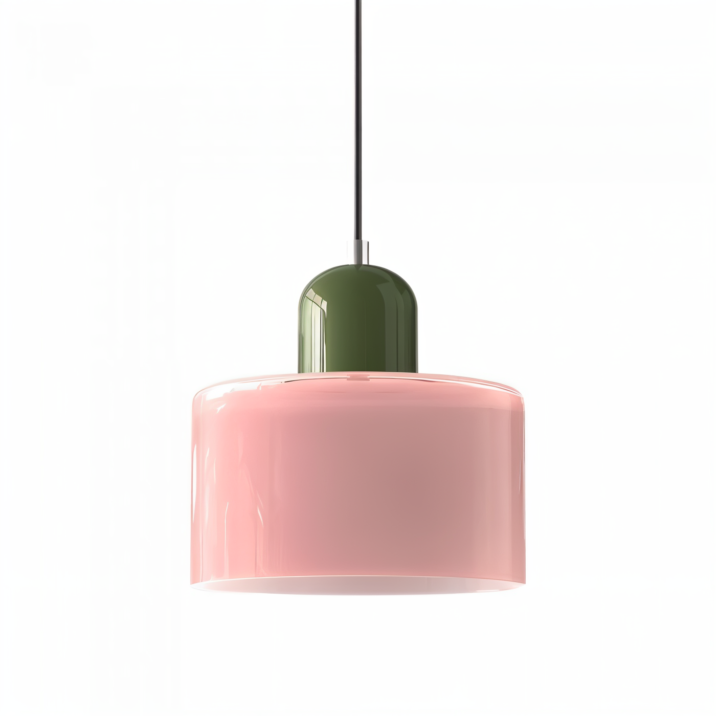 Frendorf | RadiantCyl Pendelleuchte -  Bunte Mini Zylindrische Glas Hängelampe