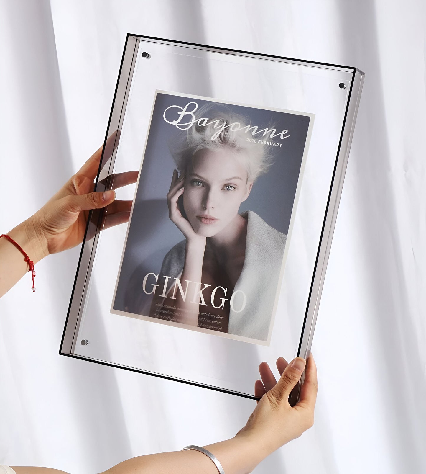 Frendorf | RectaCryl Bilderrahmen - Moderner, Minimalistischer Acryl Bilderrahmen