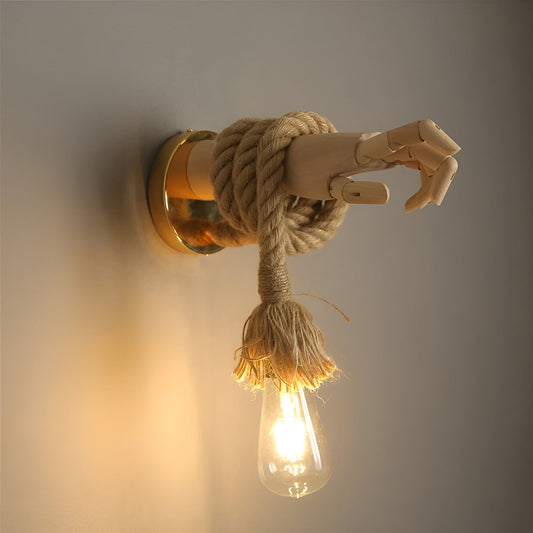 Frendorf | Seil - Rustikale Wandlampe mit zeitlosem Design