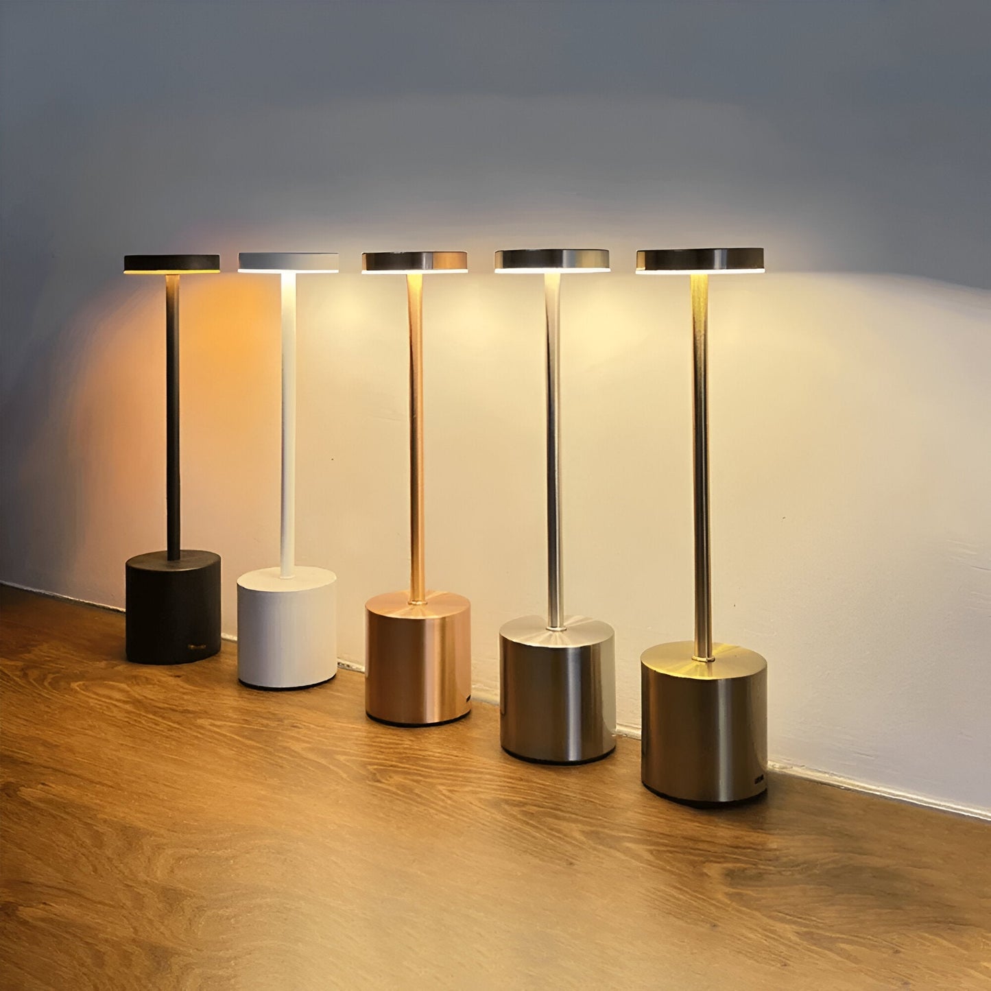 USB aufladbare kabellose Retro-Tischlampe