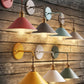 Retro Vintage Wandlampe - Vintage-inspirierte Kegel Metall Wandlampe