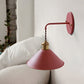 Retro Vintage Wandlampe - Vintage-inspirierte Kegel Metall Wandlampe