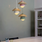 Frendorf | Scandi Pendelleuchte - Nordisches Holz & Metall Macaron LED Hängelampe