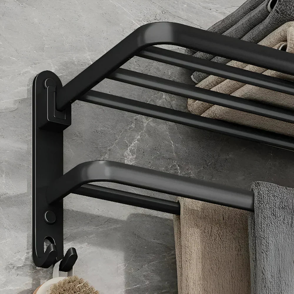Frendorf | TowelFlex Wandmontierte Doppelhandtuchstange