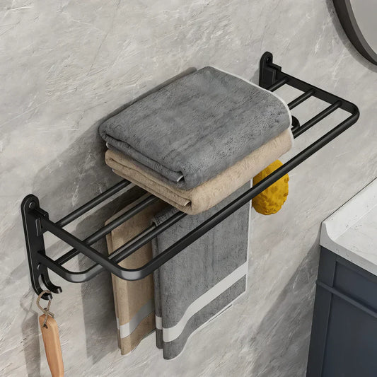 Frendorf | TowelFlex Wandmontierte Doppelhandtuchstange