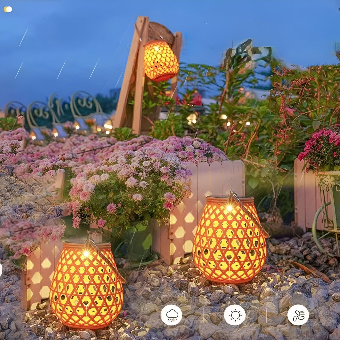 Frendorf | Solara – Gewebte Solar Gartenlaterne