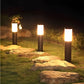 SolarShimmer - Edelstahl-Solar-Post-Leuchten Außenlampe
