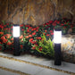 SolarShimmer - Edelstahl-Solar-Post-Leuchten Außenlampe