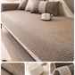 Solide Plain Sofabezug - Langlebige Baumwolle & Leinen Polyester Rutschfest Couchbezug