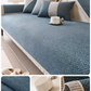 Solide Plain Sofabezug - Langlebige Baumwolle & Leinen Polyester Rutschfest Couchbezug