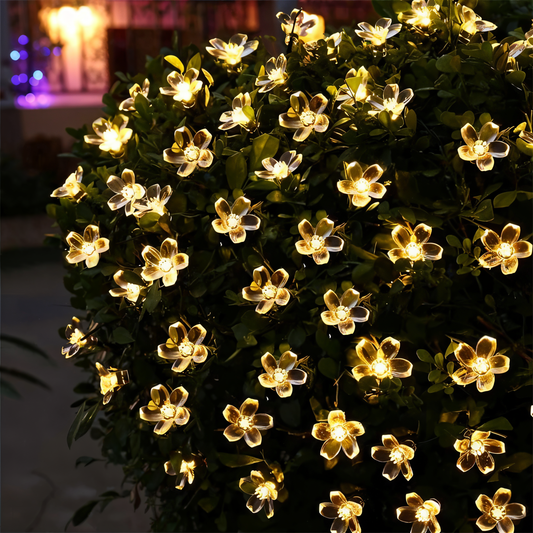 Sparkle Lichterkette - Dekorative Kugel, Blumen, Stern, Schneeflocke LED Lichterkette