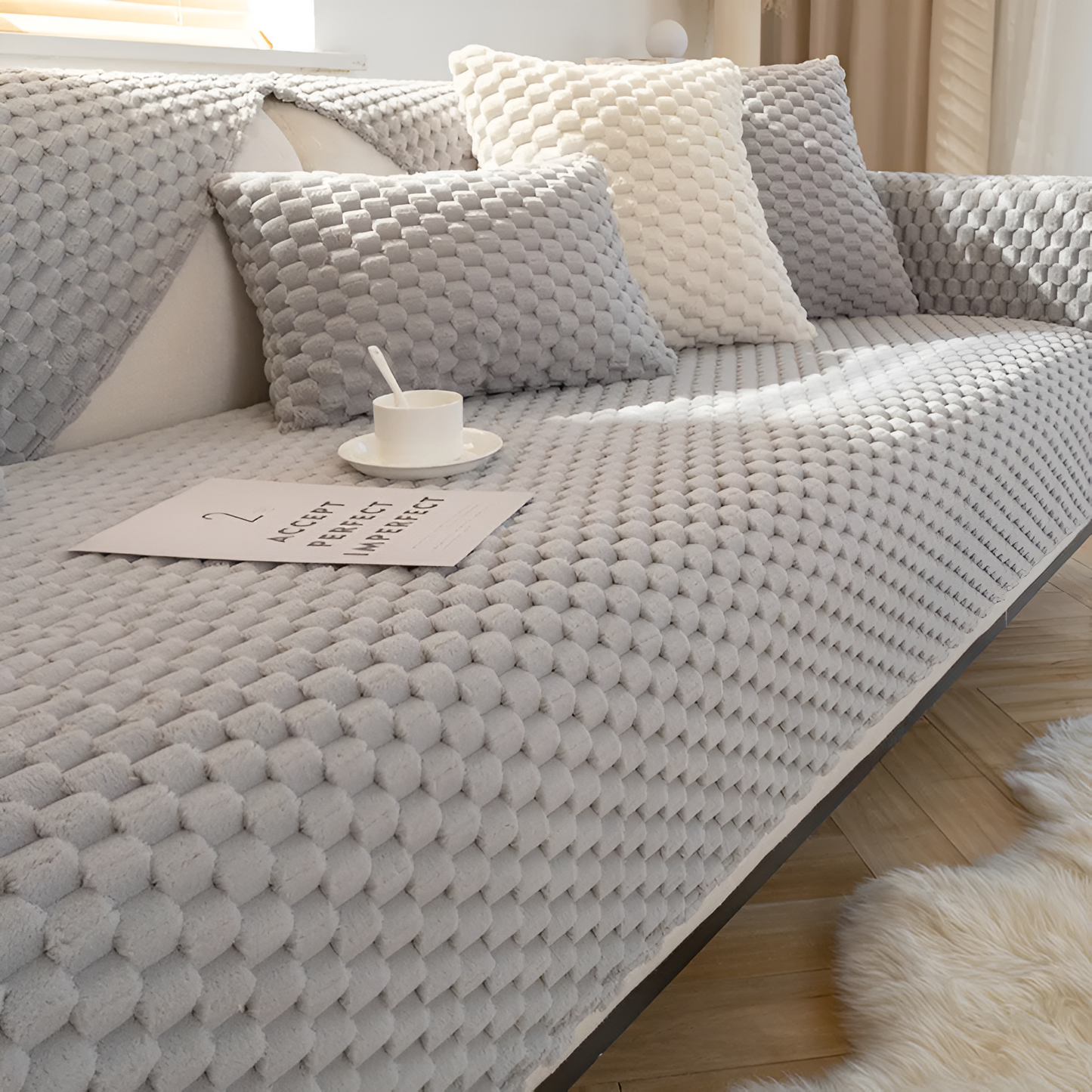 Stylischer Sofa - Premium Rutschfester Bezug - Perfekte Kombination von Sicherheit und Eleganz