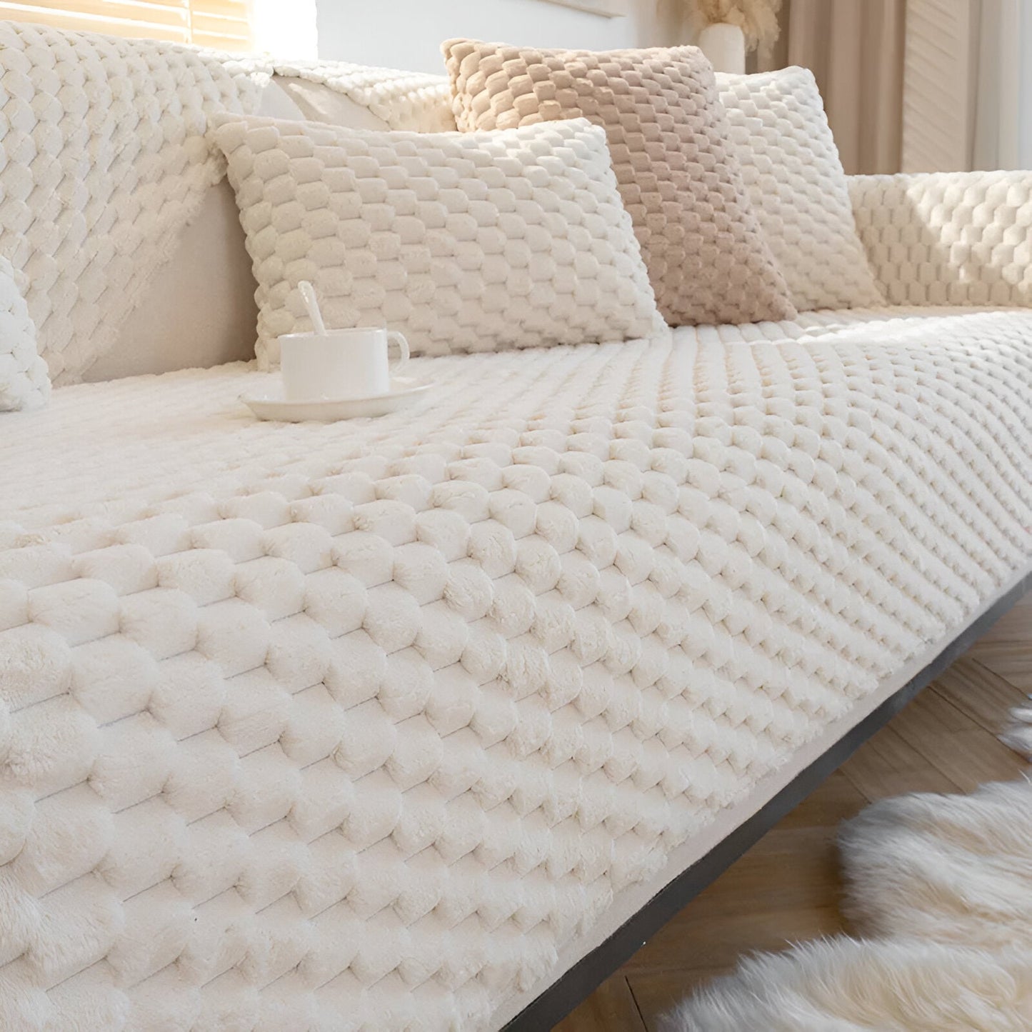 Stylischer Sofa - Premium Rutschfester Bezug - Perfekte Kombination von Sicherheit und Eleganz