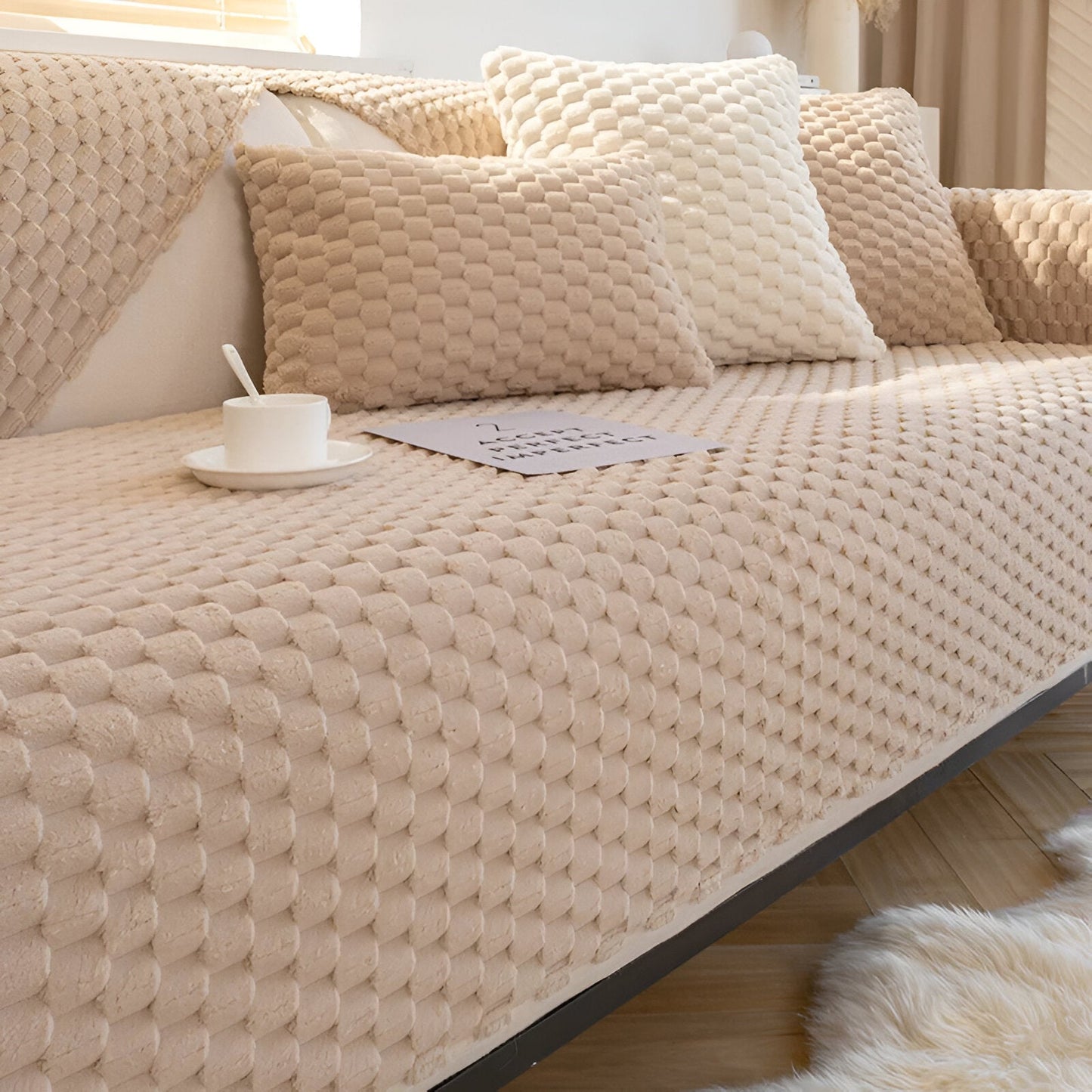 Stylischer Sofa - Premium Rutschfester Bezug - Perfekte Kombination von Sicherheit und Eleganz