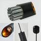 Frendorf | Uniqlux Tube Pendelleuchte - Moderne Schwarz/Weiß Aluminium LED Hängelampe
