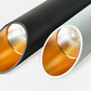 Frendorf | Uniqlux Tube Pendelleuchte - Moderne Schwarz/Weiß Aluminium LED Hängelampe