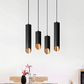 Frendorf | Uniqlux Tube Pendelleuchte - Moderne Schwarz/Weiß Aluminium LED Hängelampe