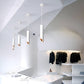 Frendorf | Uniqlux Tube Pendelleuchte - Moderne Schwarz/Weiß Aluminium LED Hängelampe