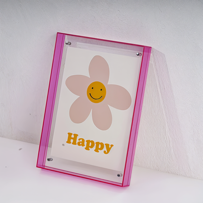 Frendorf | VividAcryl – Neon-Acryl-Fotorahmen im Stil der 80er Jahre