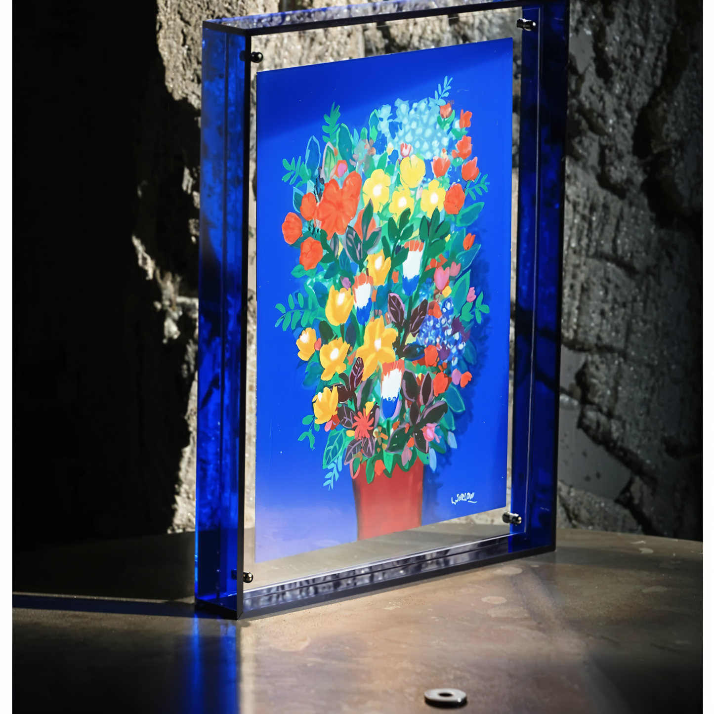 Frendorf | VividAcryl – Neon-Acryl-Fotorahmen im Stil der 80er Jahre