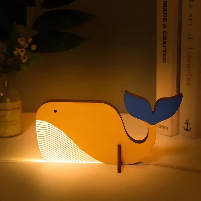 ZooGlow Tier-Nachtlampe - Stimmungsvolle Tischlampe für ein magisches Kinderzimmer