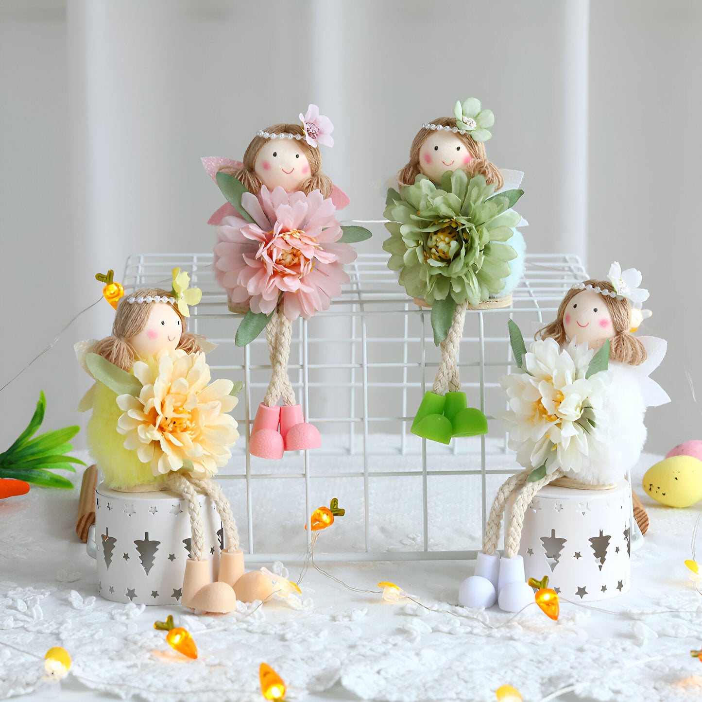 Frendorf | CharmiPixie - Skurrile Hängende Fee Ornament für Osterdeko