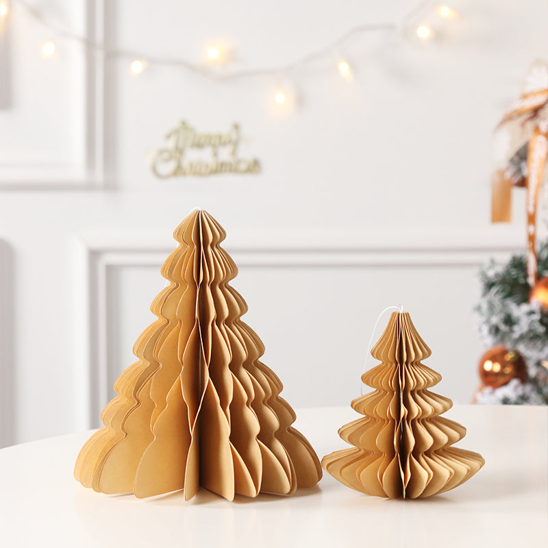Honigwaben Faltpapier Weihnachtsbaum