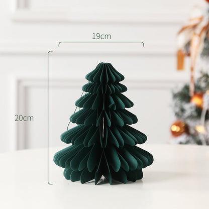 Honigwaben Faltpapier Weihnachtsbaum