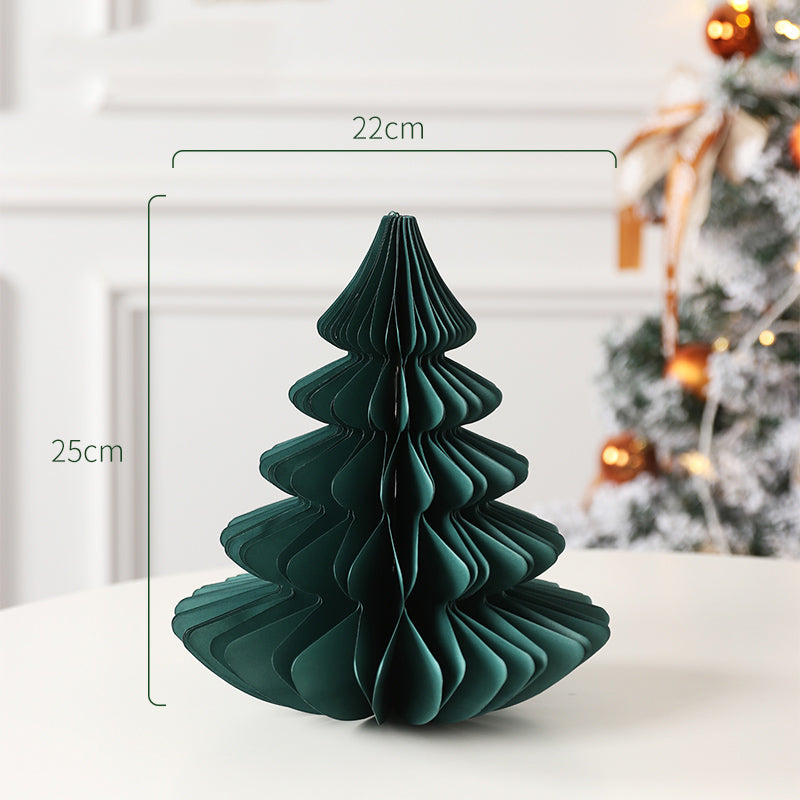Honigwaben Faltpapier Weihnachtsbaum