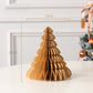 Frendorf | HollyFold Honigwaben Weihnachtsbaum | Faltbarer Papierbaum | Weihnachtsdeko | Umweltfreundlich | Tisch- & Raumdekoration