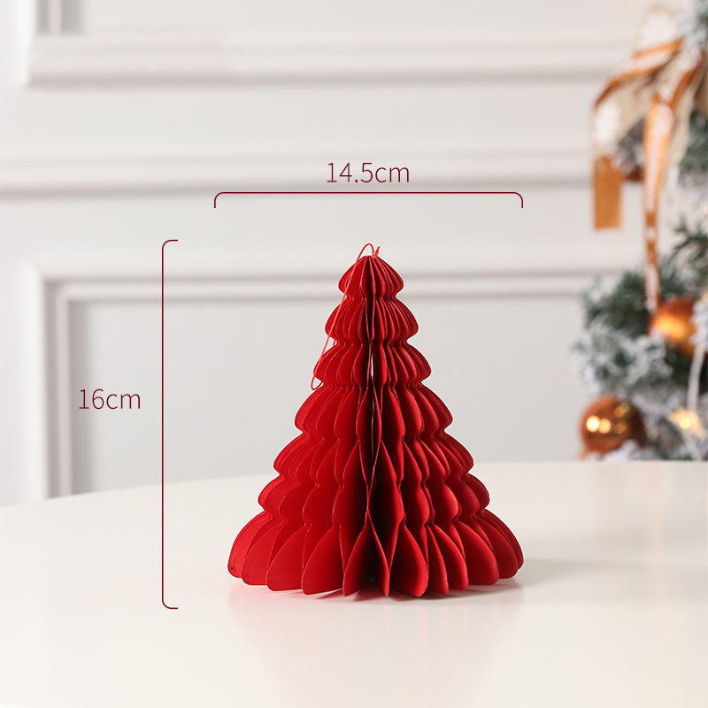 Honigwaben Faltpapier Weihnachtsbaum