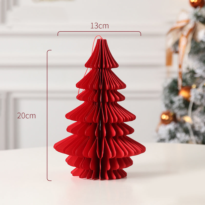 Honigwaben Faltpapier Weihnachtsbaum