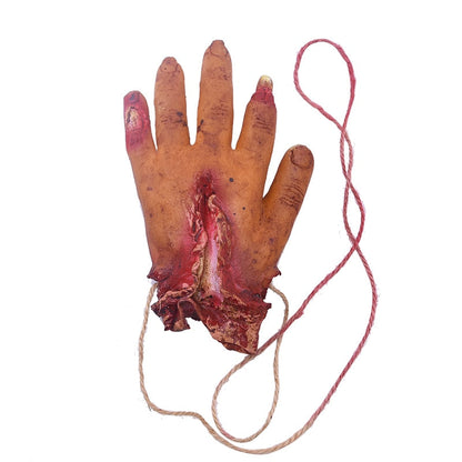 Horror Halloween Ornament Hängendes Anhänger Gruselige Blutige Maus Fledermaus Finger Hängende Requisiten Spukhaus Halloween Dekorationen