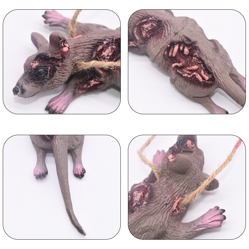 Horror Halloween Ornament Hängendes Anhänger Gruselige Blutige Maus Fledermaus Finger Hängende Requisiten Spukhaus Halloween Dekorationen