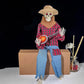 Horror Night Gifts - Lustige lumineszierende animierte duelierende Banjo-Skelette für Halloween leuchtende Wohnzimmerdekoration