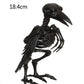 Hot Skeleton Tier 100% Plastik Tier Skelett Knochen Horror Halloween Weihnachten Requisite Tier Krähe Skelett Dekoration Neujahr