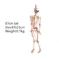 Hot Skeleton Tier 100% Plastik Tier Skelett Knochen Horror Halloween Weihnachten Requisite Tier Krähe Skelett Dekoration Neujahr